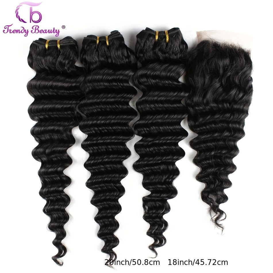 Brezilya Derin Dalgalı Saç Dan - Deep Wave 3 Bundles With Closure incelemesi ve fiyatı